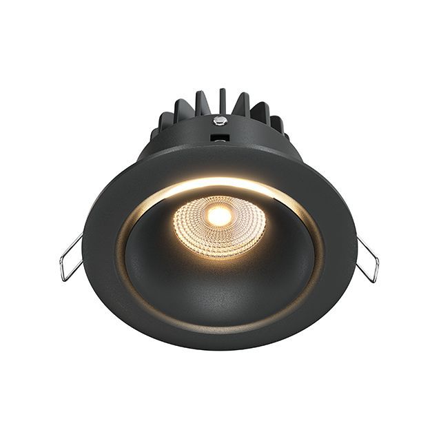 Точечный встраиваемый светильник Maytoni Yin / Инь DL031-L12W3K-D-B