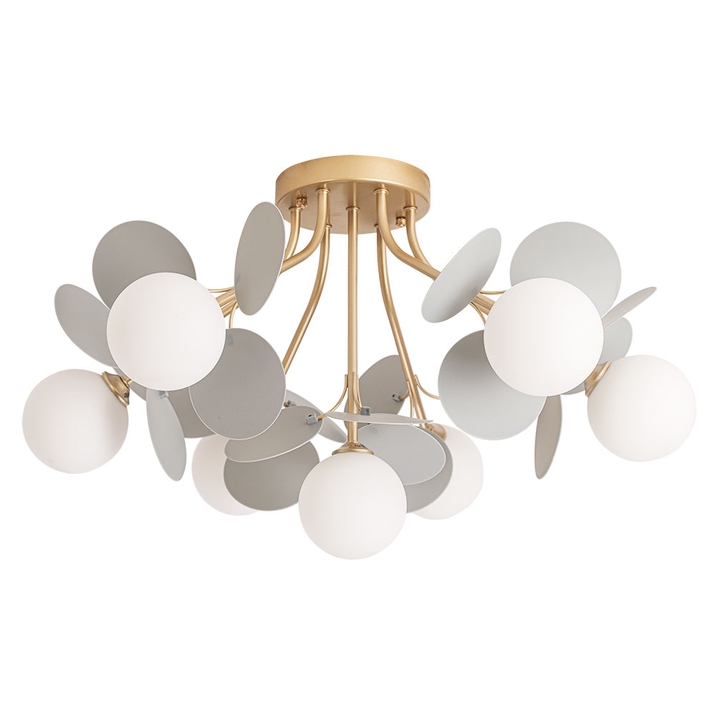 Накладная люстра ARTE LAMP PEACOCK A1369PL-7GY