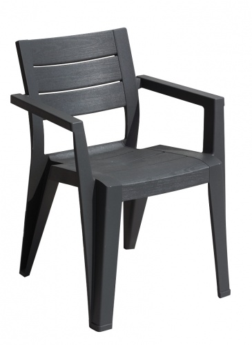 Стул пластиковый Julie dining chair Графит