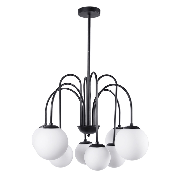 Люстра на штанге ARTE LAMP MEBSUTA A1675LM-8BK