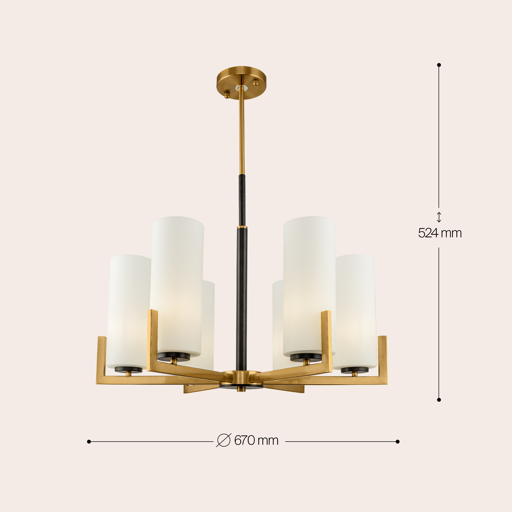 Подвесная люстра Maytoni Fortano MOD089PL-06BS