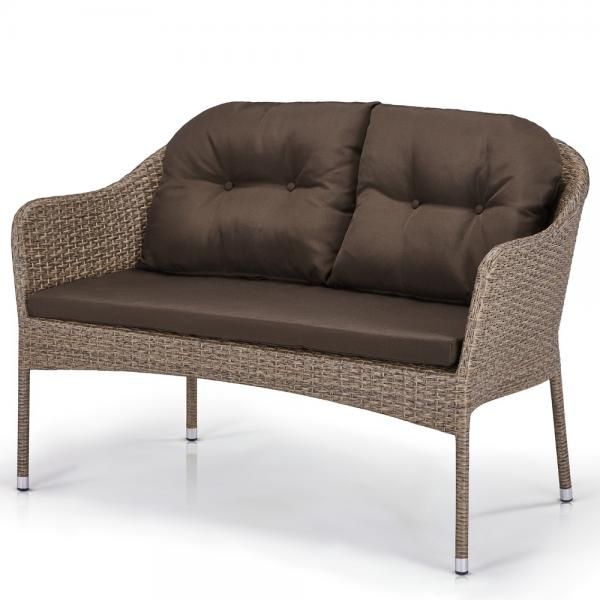 Диван Afina Garden S54B-W56 Light brown Коричневый