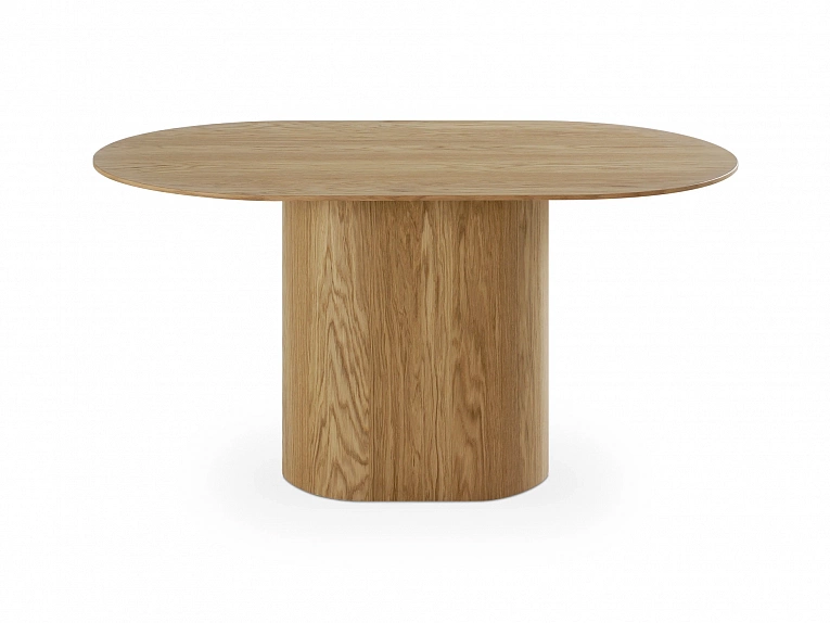 Стол обеденный овальный OgogoHome Mono 140х85 дуб 945406
