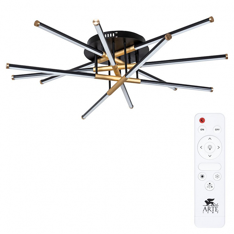 Накладная люстра ARTE LAMP FERNANDO A2199PL-6BK
