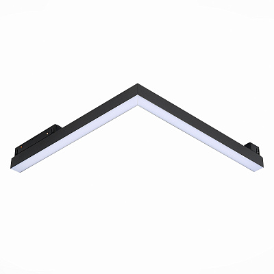 Магнитн. трек. св-к Черный LED 1*15W 3000K 950Lm Ra>90 120° IP20 L305xW305xH2 St Luce SKYLINE / СКАЙЛАЙН 48 ST800.436.15