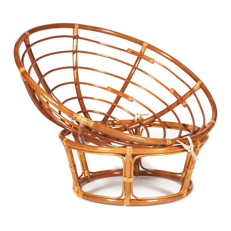 Кресло PAPASAN / ПАПАСАН 23/01 W без подушки коньяк