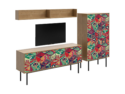 Композиция для гостиной OgogoHome Boho Color 6 599602