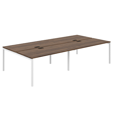 Рабочая станция Norden Сигма (м/к 40х40) 3200х1638х750 SG.259.DM.44.WH Дуб Модена / Белый