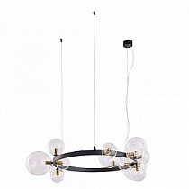 Подвесная люстра Arte Lamp VINCENT черный, прозрачный A7790SP-15BK
