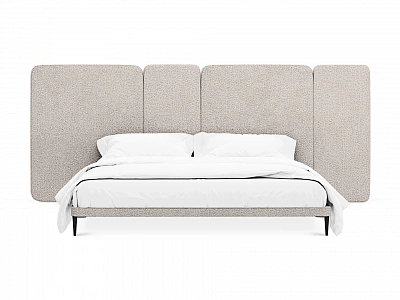 Кровать OgogoHome Licata 961597 бежевый
