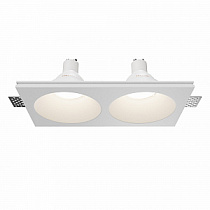 Точечный встраиваемый светильник Maytoni Gyps Modern DL129-GU10-02-W