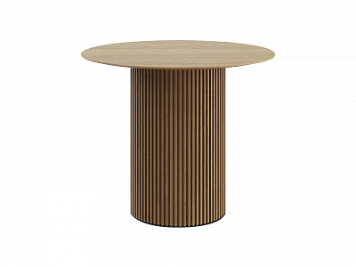 Стол обеденный OgogoHome Mono Stripe D90/D44/H75 966130 дуб