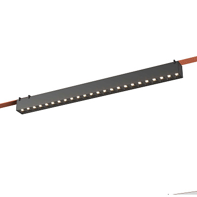 Св-к трек. Черный LED 1*24W 4000K 1 778Lm Ra90 24/40 IP20 L642xW40xH45 48V St Luce BAND / БЕНД ST455.446.24
